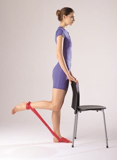 Гимнастическая лента 8005 OPPO Medical Фиолетовая, для растяжения или укрепления мышц, длина 1,5м купить в OrtoMir24